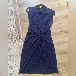 Catherine Malandrino Deep Blue Asymmetrical Dress